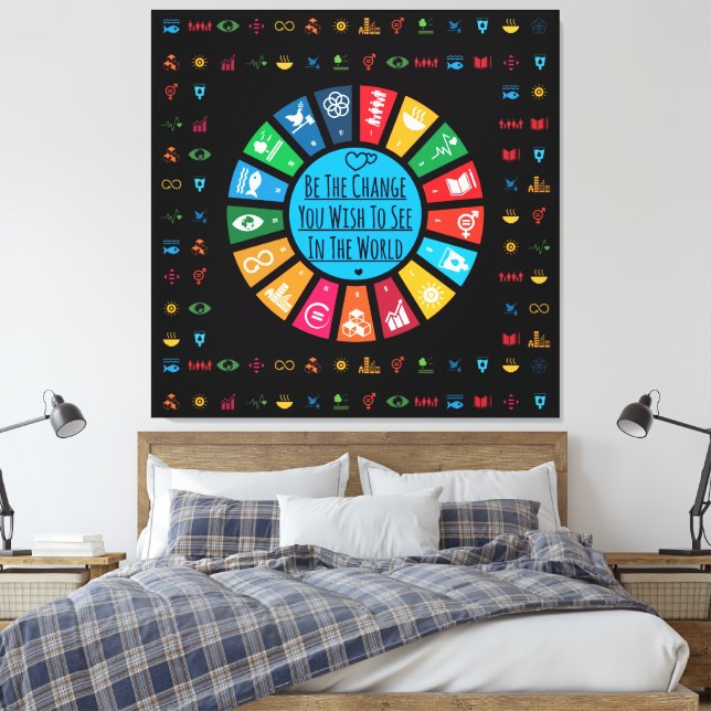 Modern Elegant Wall Art Gallery Art Canvas Art (Insitu (sovrum))