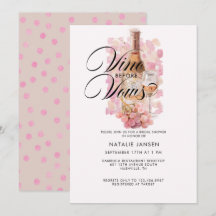 Modern Elegant Watercolor Vin Möhippa