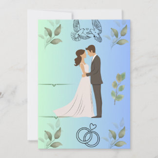 Modern Elegant Wedding Invitation Template | Edita Kort