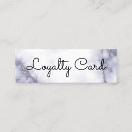 Modern Elegant White Beauty Salon Lojalitetskort