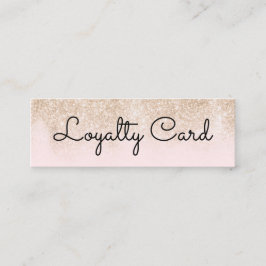 Modern Elegant White Beauty Salon Lojalitetskort