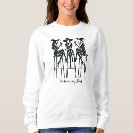 Modern, Elegant Witches Vin Natten, Halloween T Shirt