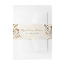 Modern Elfenben & Guld ⎮Rose Elegant Bröllop