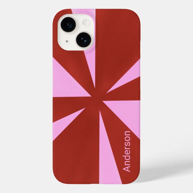 Modern Eligant Retro Line Monogram (Baksida)