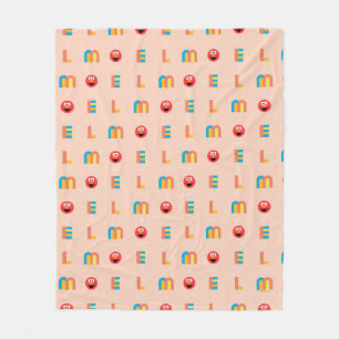 Modern Elmo Mönster Fleecefilt