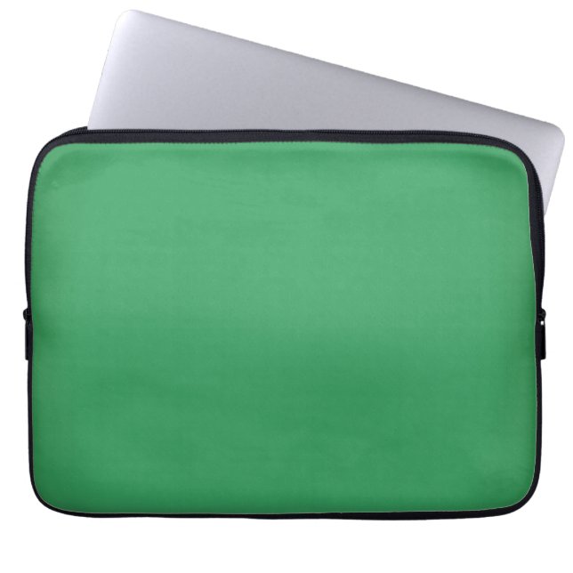 Modern Emerald Grönt Anpassade 13 tum Laptop Fodral (Framsidan)