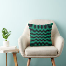 Modern Emerald Grönt Chevron Rand Mönster