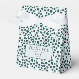 Modern Emerald Terrazzo & Konfetti Presentaskar