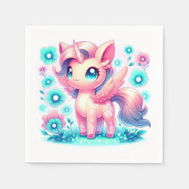 Modern encorn Baby Shower Pappersservett