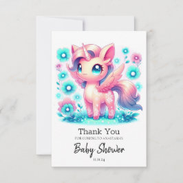 Modern encorn Baby Shower Tack Kort