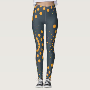 Modern, enkel, abstraktens geometriska mönster art leggings