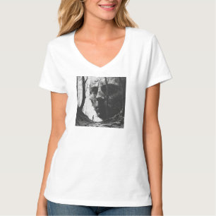 Modern Enkel Anpassad Lägg Till Ditt Eget Foto V-r T Shirt