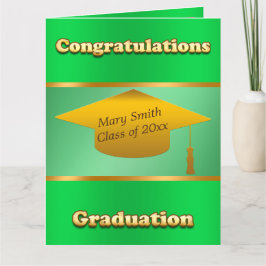 Modern enkel anpassning av Grönten Guld Kort