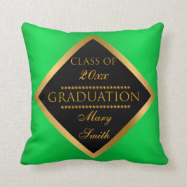 Modern enkel anpassning av Grönten Guld Kudde