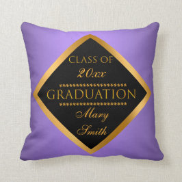 Modern enkel anpassning av Guld Lila Kudde