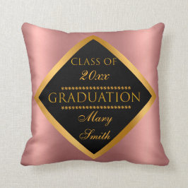 Modern enkel anpassning av Guld Rosa Kudde