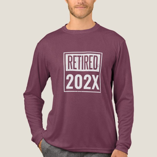 Modern enkel Anpassningsbar för pensionerad skollä T Shirt (Framsida)
