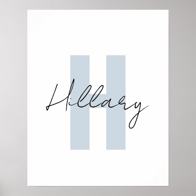 Modern enkel anpassningsbar Personlig Poster (Framsidan)