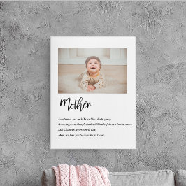 Modern enkel bästa Mor någonsin, bästa skönhets-gå Canvastryck