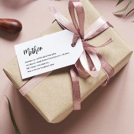 Modern enkel bästa Mor någonsin, bästa skönhets-gå Presentetikett