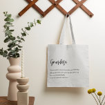 Modern enkel, bästa mormor, någonsin bästa skönhet tygkasse<br><div class="desc">"Modern Simple Best Grandma All Best Beauty Gift" är en vacker och tankfull gåva som vilken mormor som helst skulle få från kärlek. Den här unika presenten kombinerar en personlig fotokollage med det hjärtslitande budskapet "Bästa mormor någonsin" för att skapa en meningsfull och personlig nyckelroll. Fotokollaget kan anpassas efter ditt...</div>