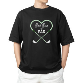 Modern Enkel Bästa Pappa av Par Men T Shirt