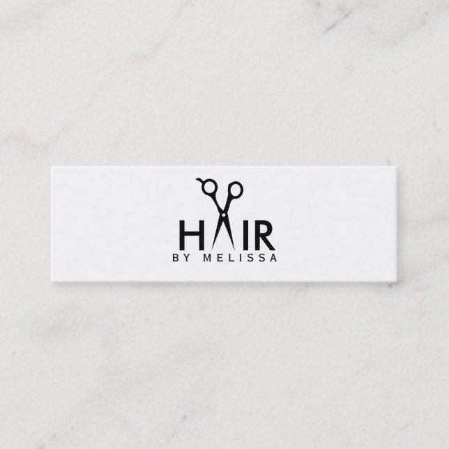 modern enkel billigt för salong för mini visitkort (Framsida)