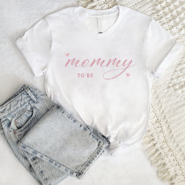 Modern enkel Boho Baby Shower-Mamma att vara T Shirt