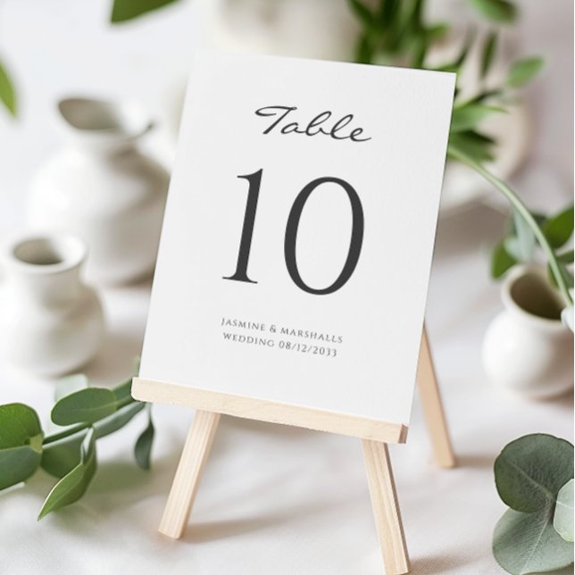 modern enkel bröllop bord placeringskort (minimal wedding table cards )