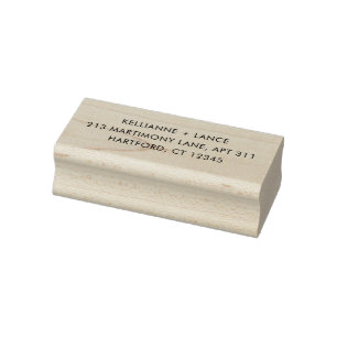 Modern Enkel Bröllop Stämpel