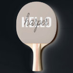 Modern enkel brun Hej och du Namn Pingisracket<br><div class="desc">Modern enkel brun Hej och du Namn</div>