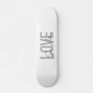 Modern, enkel, chic, coola design Kärlek San Anton Mini Skateboard Bräda 18,5 Cm