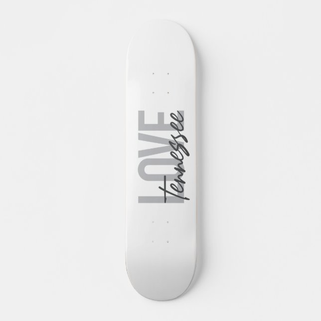 Modern, enkel, chic, stadsplanering Kärlek Tenness Mini Skateboard Bräda 18,5 Cm (Framsida)