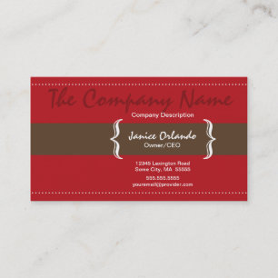 Modern enkel chic visitkort 4