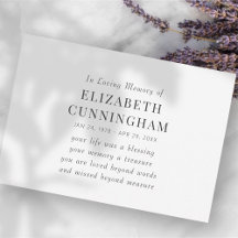 Modern enkel citat för minnesminnesminne i lyft