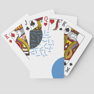 Modern, enkel, coola, abstrakt, grafik mönster casinokort