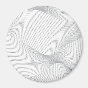 Modern, enkel, coola, abstrakt rörelse mönster magnet