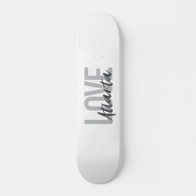 Modern, enkel, coola, stadsplanering Kärlek Atlant Mini Skateboard Bräda 18,5 Cm (Framsida)