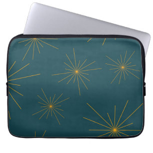 Modern, enkel, coola, trendigets ljusabstraktion laptop fodral