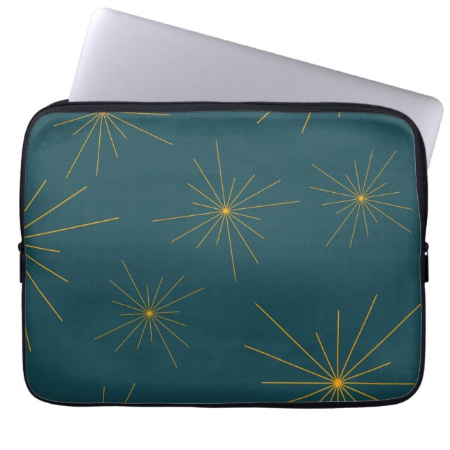Modern, enkel, coola, trendigets ljusabstraktion laptop fodral (Framsidan)