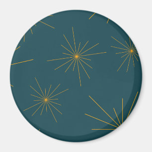 Modern, enkel, coola, trendigets ljusabstraktion magnet