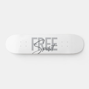 Modern, enkel, coola-typografi av den fria spriten mini skateboard bräda 18,5 cm