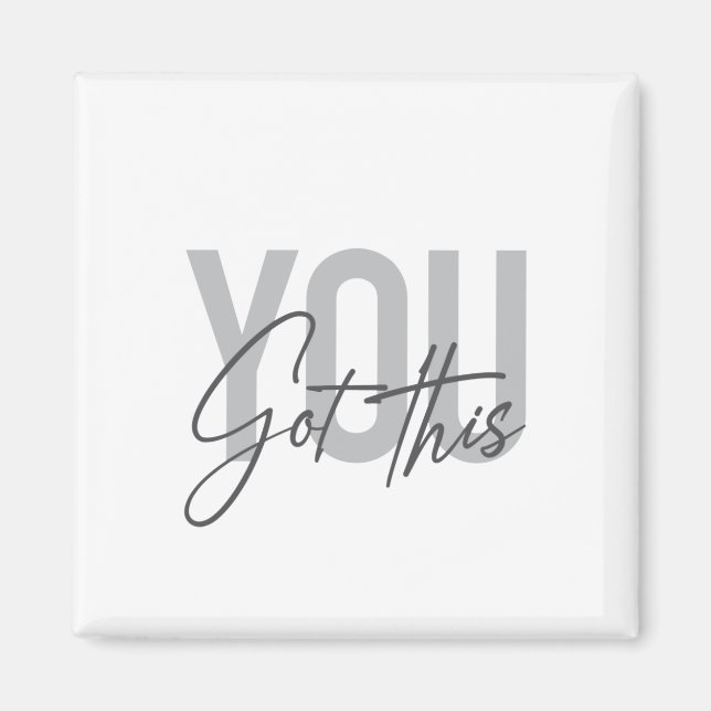 Modern, enkel, coola-typografi Har detta Magnet (Framsidan)