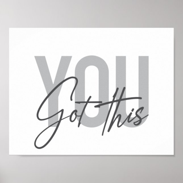 Modern, enkel, coola-typografi Har detta Poster (Framsidan)