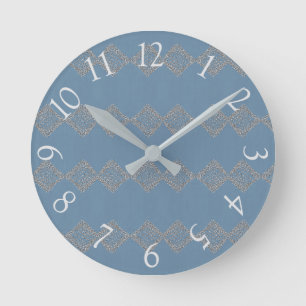 modern, enkel designklocka rund klocka