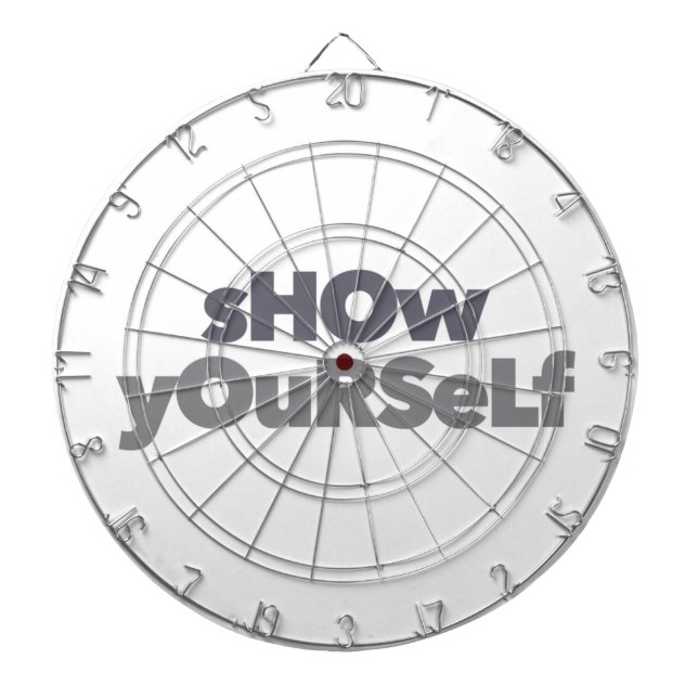 Modern, enkel, djärv, stadsplanering Visa dig själ Darttavla (Framsidan)