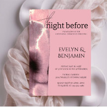 Modern, enkel Dusty Ro Rehearsal-middag