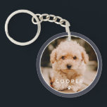 Modern enkel Elegant Chic Pet-foto i Tass<br><div class="desc">Den här enkla och klassiska designen består av sans serif-typografi och lägger till en anpassningsbar foto av ditt sällskapsdjur.</div>