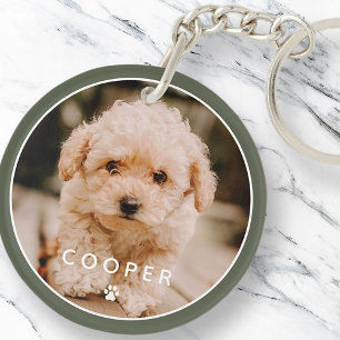 Modern enkel Elegant Chic Pet-foto i Tass