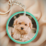 Modern enkel Elegant Chic Pet-foto i Tass<br><div class="desc">Den här enkla och klassiska designen består av sans serif-typografi och lägger till en anpassningsbar foto av ditt sällskapsdjur.</div>